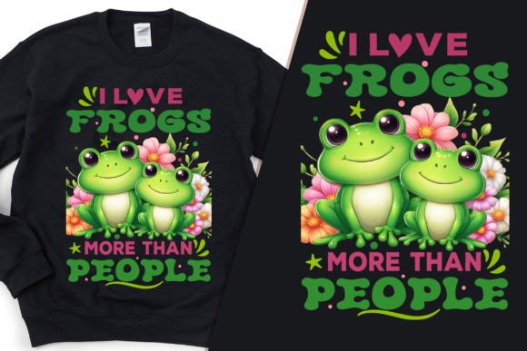 A Frog-Inspired Graphic Asset for T-Shirt Designs