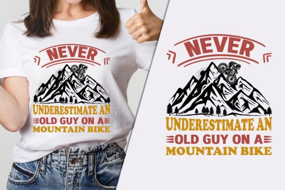A Mountain Bike Graphic for Robust, Active Local Brands