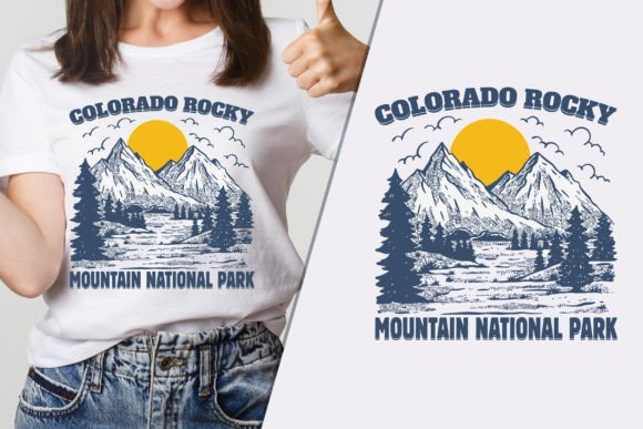 A Mountain Graphic for Business Branding Beyond the Tee