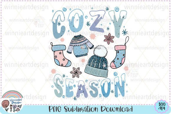 Cozy Season Retro Winter Vibes Graphics for T-Shirt Designs