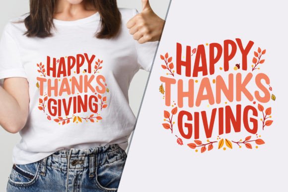 Evaluating a Thanksgiving T-Shirt Graphic Design Asset