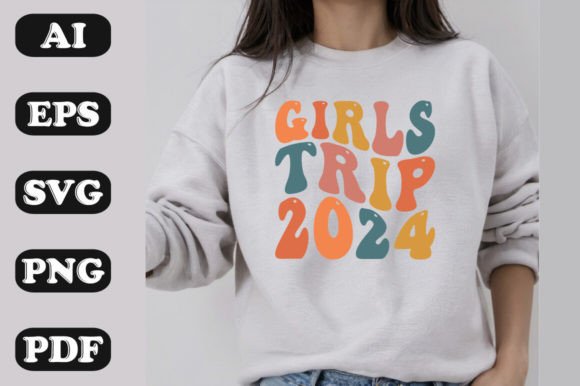 Girls Trip 2024 Graphics: A Designer's T-Shirt Asset Review