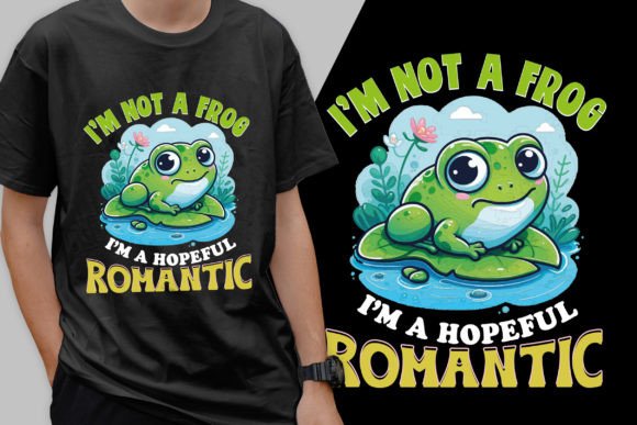 Hopeful Romantic Frog T-Shirt Graphics for Editorial Use